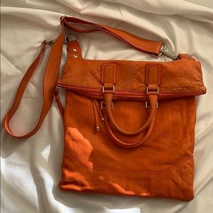 Italian Made Leather Cross Body Bag